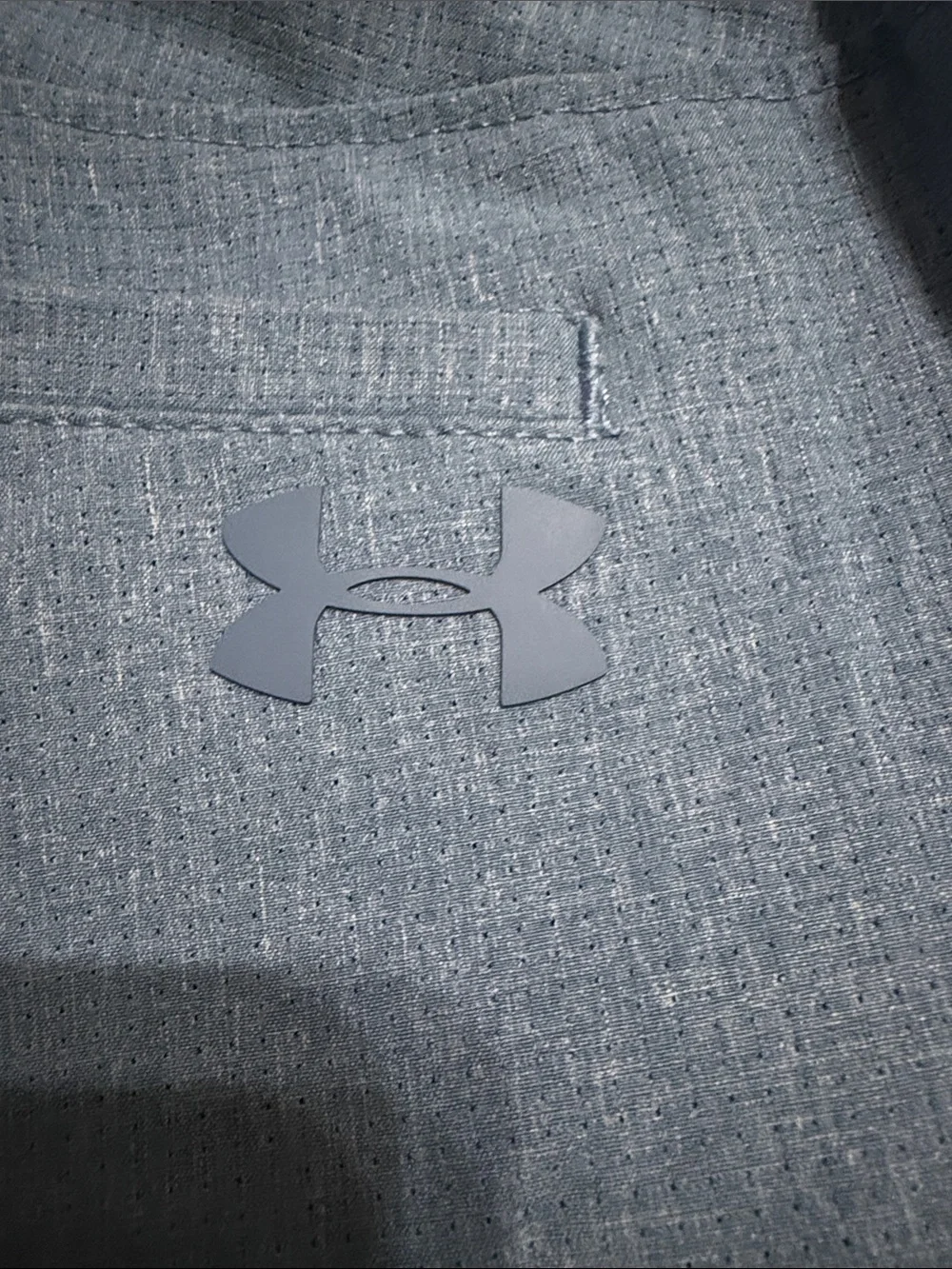 Under Armour Men’s Light Blue Flat-Front Performance Shorts like new